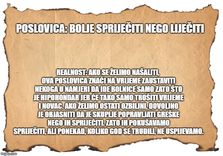 Da onaj koji drugome jamu kopa - sam u nju upada, Hrvati bi živjeli u rupama: Prava istina o narodnim izrekama, vol.1