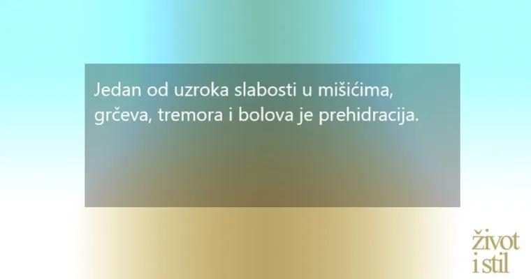 I previ&scaron;e može biti opasno: simptomi koji ukazuju da pretjerujete s vodom