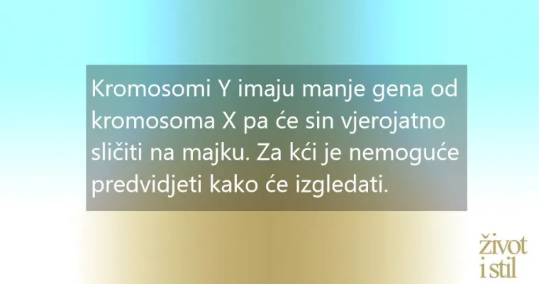 Zanima vas kako će va&scaron;e dijete izgledati? Napokon smo otkrili &scaron;to nasljeđujemo od tate, a &scaron;to od mame