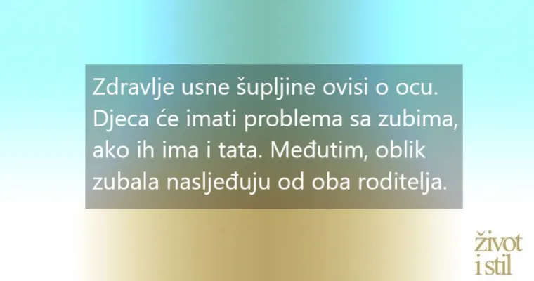 Zanima vas kako će va&scaron;e dijete izgledati? Napokon smo otkrili &scaron;to nasljeđujemo od tate, a &scaron;to od mame