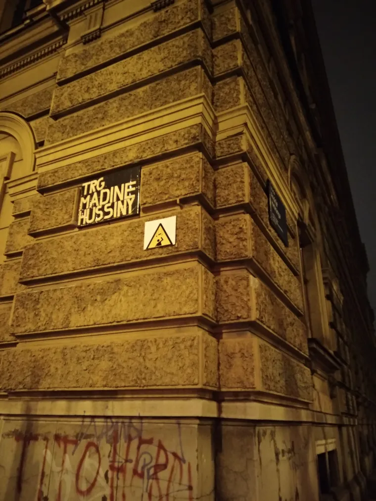 Trg Republike Hrvatske preimenovan u Trg Madine Hussiny