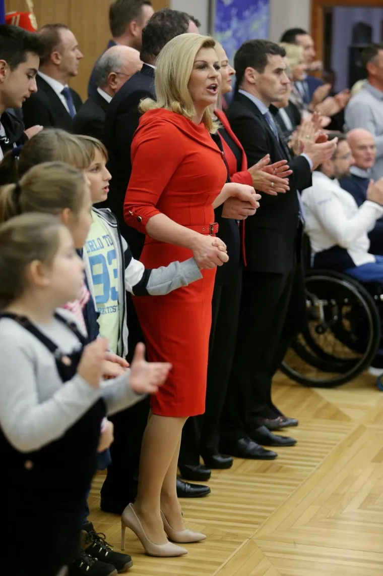 SVJETSKI PRVACI STIGLI NA PANTOVČAK: Predsjednica odlikovala osvajače Davis Cupa