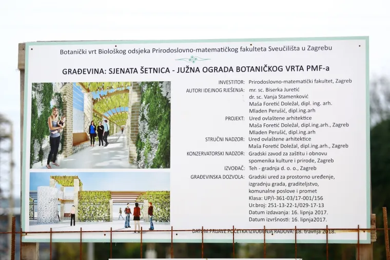Krenuli su pripremni radovi na uređenju sjenate &scaron;etnice na južnom dijelu Botaničkog vrta.