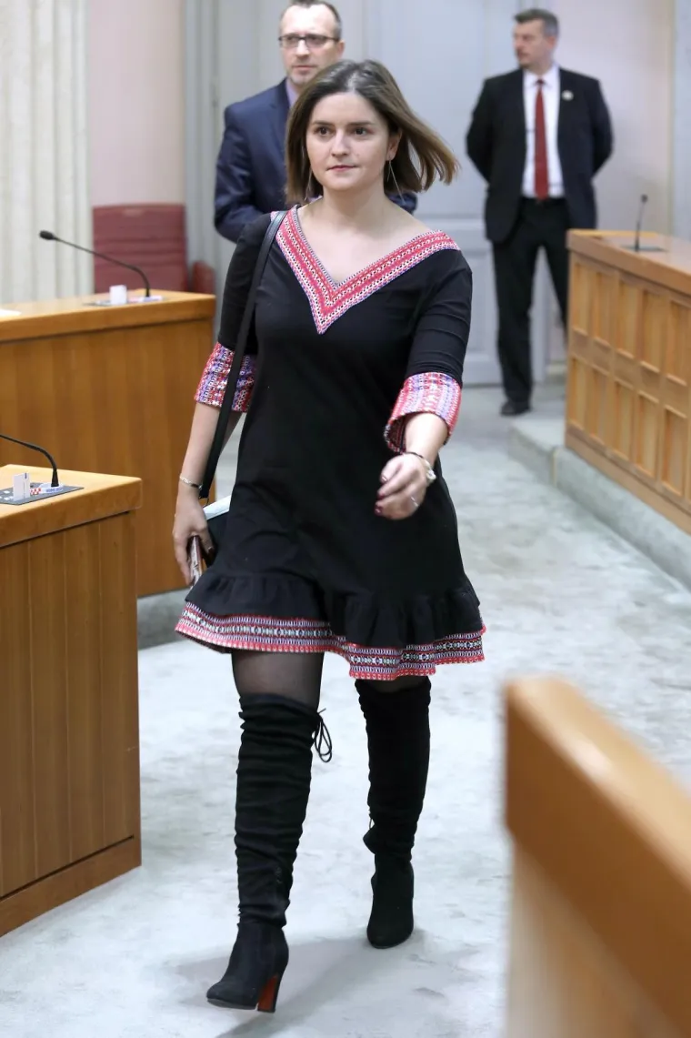 ZASTUPNICA ZAVODI PO SABORNICI: Puh pokazala noge u kratkoj haljini i čizmama iznad koljena