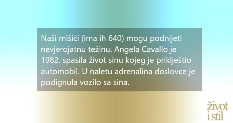 Savr&scaron;en stroj: 10 nevjerojatnih činjenica koje otkrivaju super moći ljudskog tijela