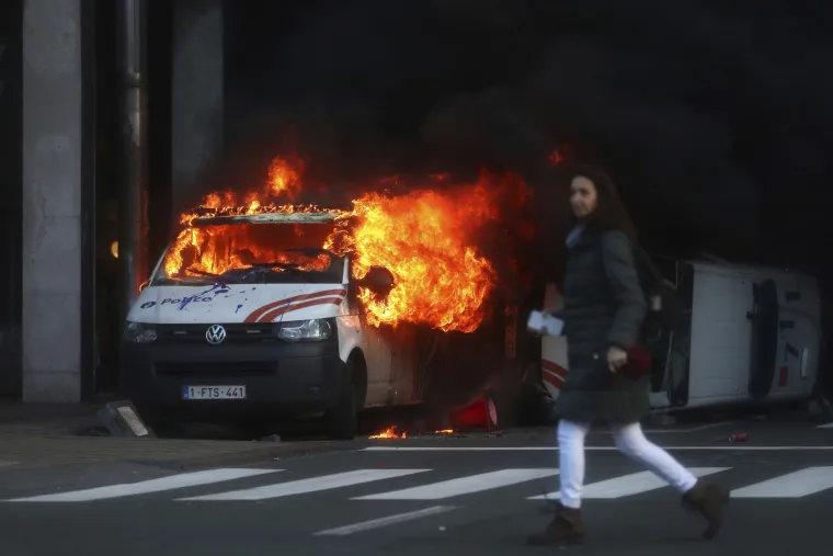 Prosvjed u Bruxellesu