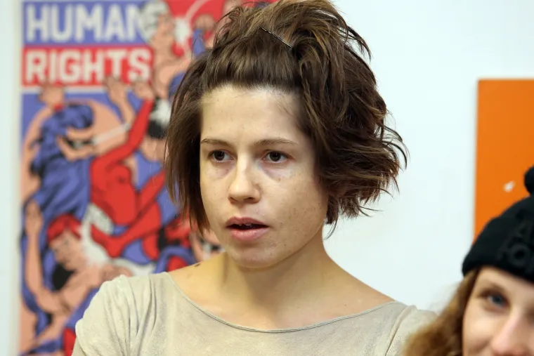 Umjetnički kolektiv iz Rusije Pussy Riot u Zagrebu