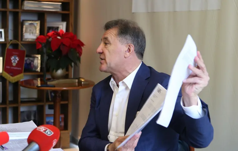 Zdravko Mamić u Međugorju održava konferenciju