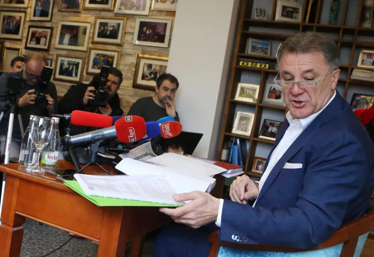 Zdravko Mamić u Međugorju održava konferenciju