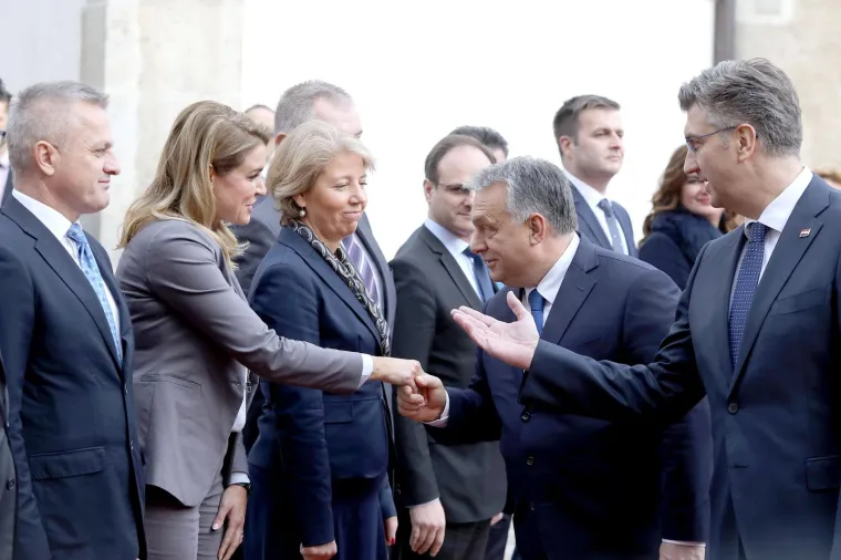 VIKTOR ORBAN STIGAO U ZAGREB: Andrej Plenković primio mađarskog premijera u Banskim dvorima