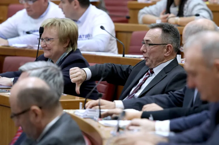 BATINIĆ ZABORAVIO IDENTIFIKACIJSKU KARTICU: HNS-ovac je jedini u Saboru glasovao rukama
