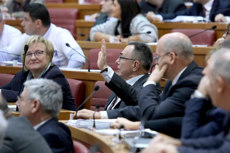 BATINIĆ ZABORAVIO IDENTIFIKACIJSKU KARTICU: HNS-ovac je jedini u Saboru glasovao rukama