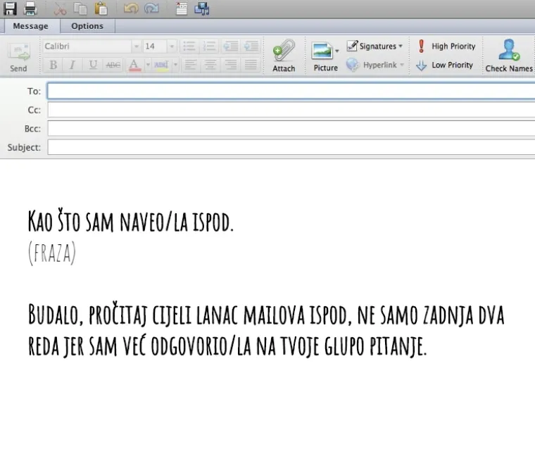 De&scaron;ifrirali smo poslovne mailove: Evo &scaron;to pasivno agresivne uredske fraze va&scaron;ih kolega zapravo znače