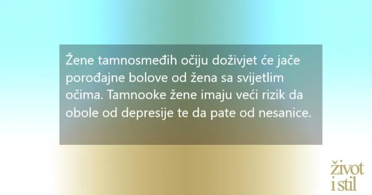 Smeđe, plave ili zelene - evo &scaron;to boja očiju govori o na&scaron;em zdravlju