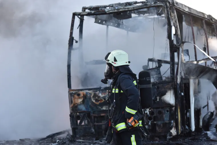 DRAMA KOD &Scaron;IBENIKA: Autobus se zapalio u vožnji, nitko nije ozlijeđen