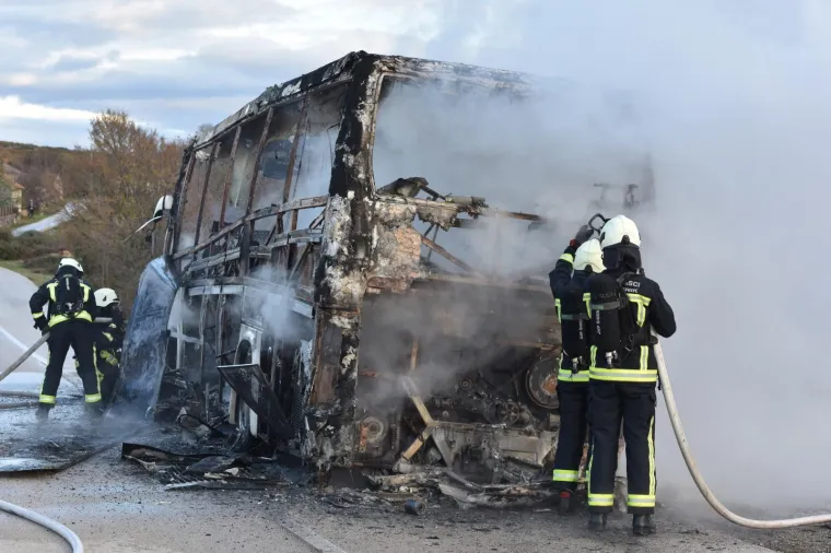 DRAMA KOD &Scaron;IBENIKA: Autobus se zapalio u vožnji, nitko nije ozlijeđen
