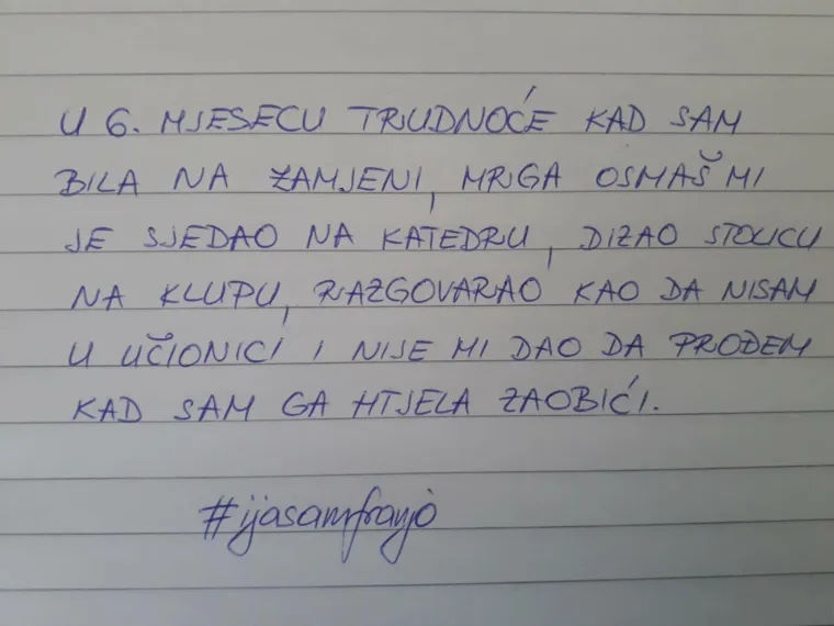 Pokret učitelja #ijasamfranjo: 'Učenik me naguravao i histerično vikao: "Mar&scaron; u p.m., jedi g...'