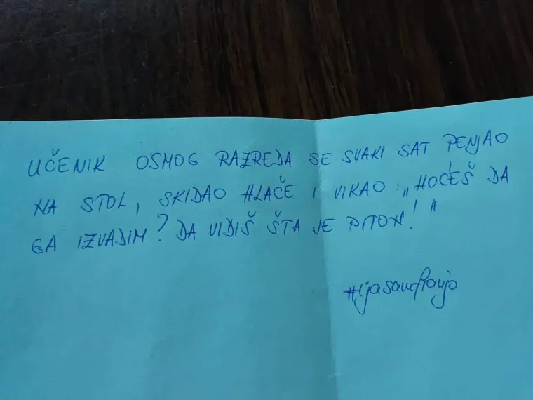Pokret učitelja #ijasamfranjo: 'Učenik me naguravao i histerično vikao: "Mar&scaron; u p.m., jedi g...'