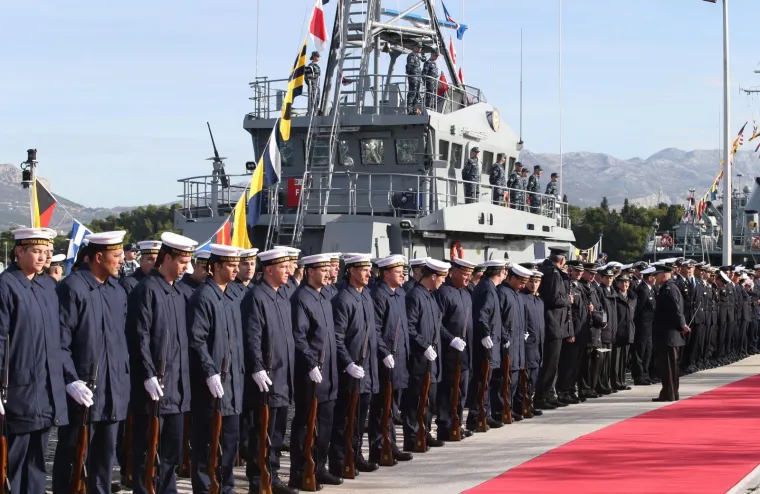 Primopredaja novog obalnog ophodnog broda 'Omiš'