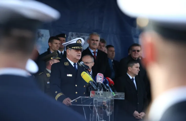 Primopredaja novog obalnog ophodnog broda 'Omiš'