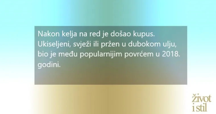 Zdrave i oku privlačne: namirnice koje su bile hit u 2018. godini