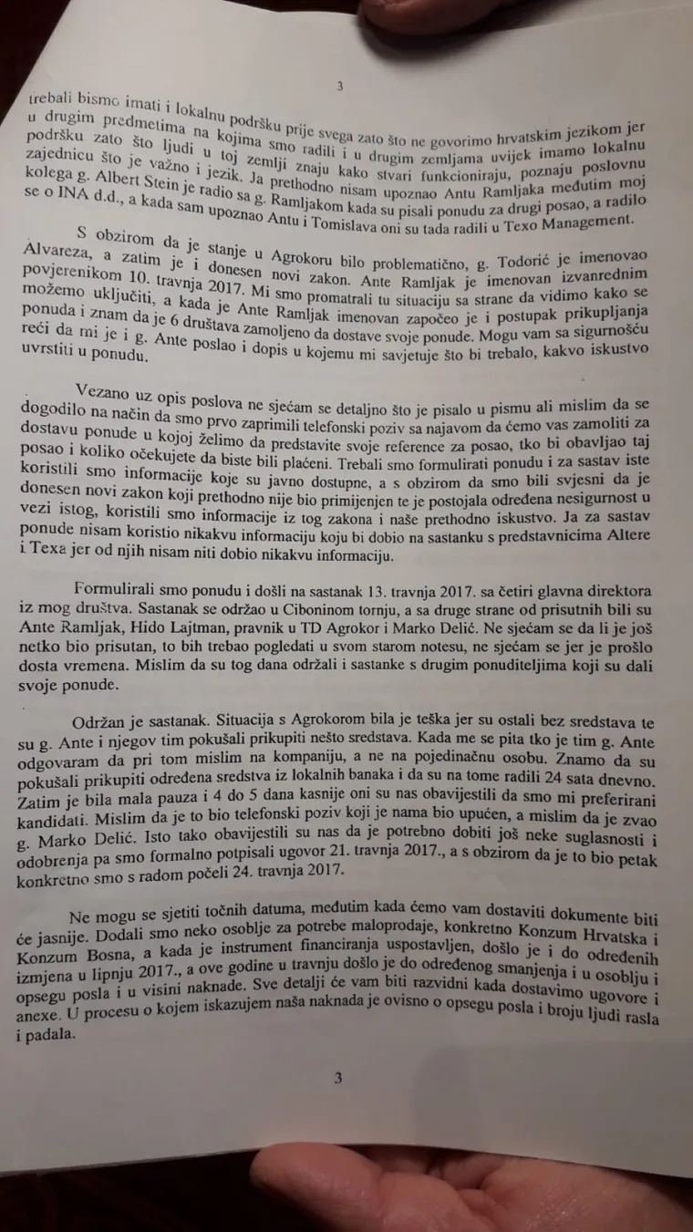 Živi zid: 'Ante Ramljak s AlixPartners namjestio natječaj za Agrokor'