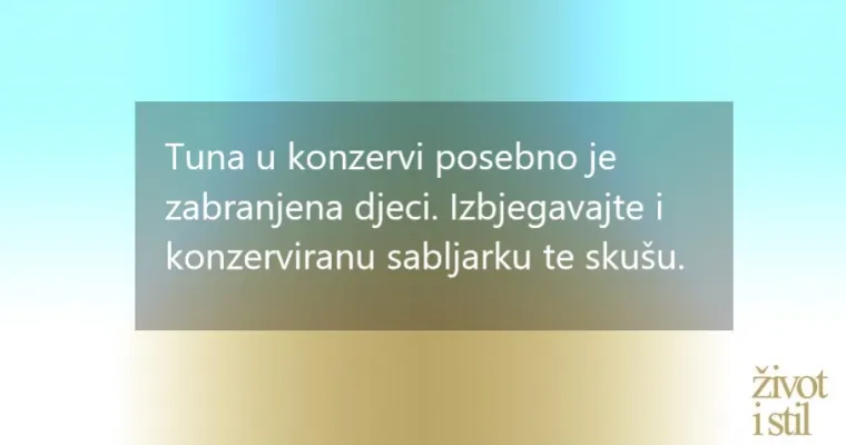 Donosimo namirnice koje nutricionisti ne daju svojoj djeci: ova hrana može uzokovati velike probleme