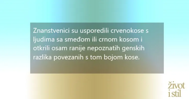Nije samo jedan gen zaslužan: znanstvenici otkrili tajnu riđokosih ljudi