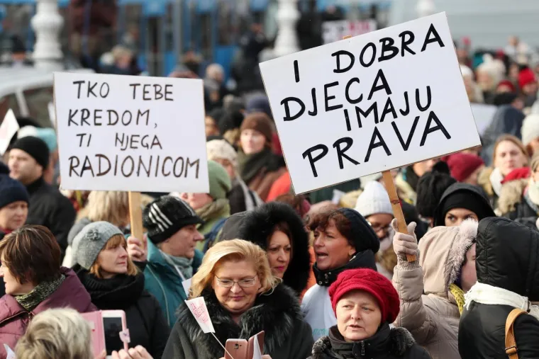 PROSVJED NASTAVNIKA U ZAGREBU: 'Za sigurne &scaron;kole'