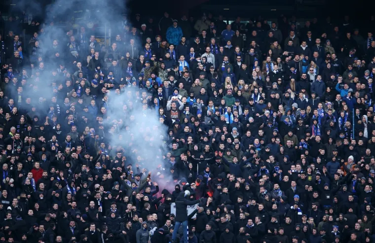 FOTO Bad Blue Boysi i Torcida napravili sjajnu atmosferu na Maksimiru u derbiju Dinama i Hajduka
