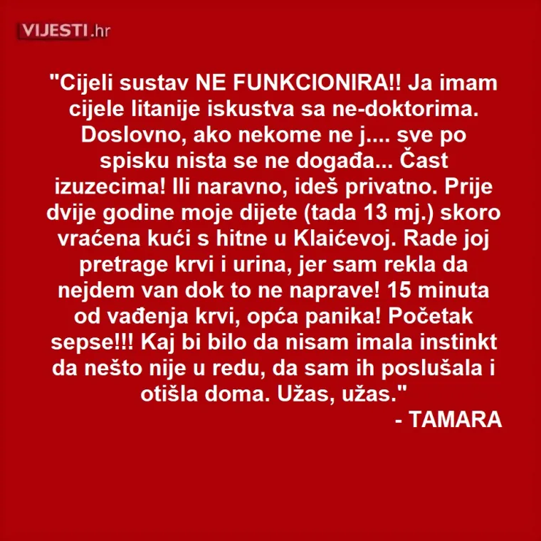Ovi su va&scaron;e priče! 'Trpjela sam stra&scaron;ne bolove i pala u nesvijest. Na hitnoj su rekli da sam drogirana...'