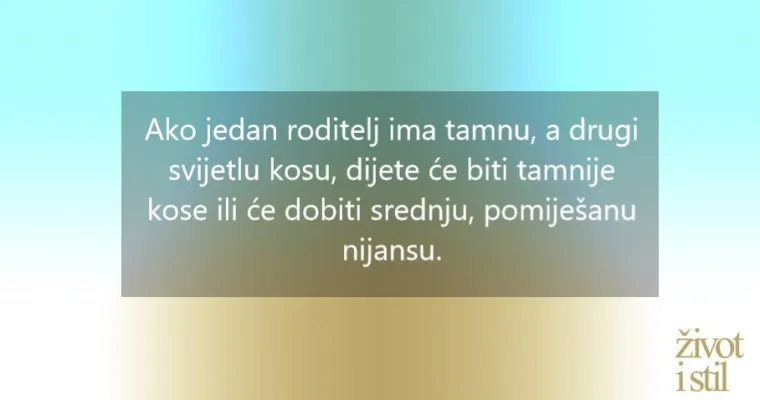 &Scaron;to bebe nasljeđuju od mame, a &scaron;to od tate?