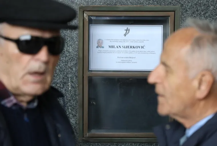 POSLJEDNJI ISPRAĆAJ MILANA SIJERKOVIĆA: Omiljeni meteorolog kremiran na Mirogoju