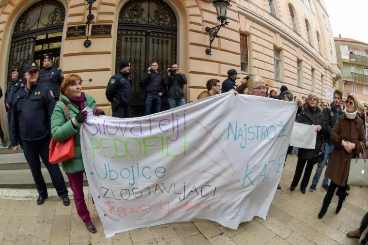 Prosvjed protiv pu&scaron;tanja Daruvarca na slobodu: 'Kad nepravda postane zakon, otpor postaje dužnost'