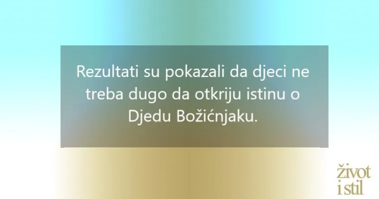 Va&scaron;a djeca jo&scaron; uvijek pi&scaron;u Djedu Božićnjaku? Većina ih se pretvara da vjeruje, saznajte kada otkriju istinu