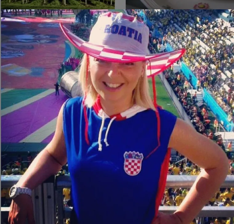 Ba&scaron; kao i predsjednica, Hrga je vatrena navijačica