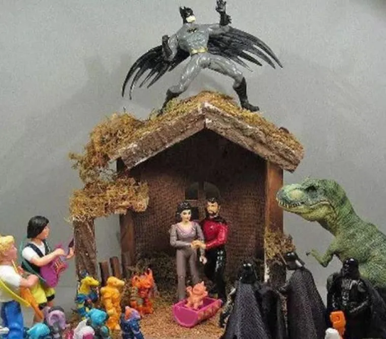 Yoda umjesto Isuseka, Batman umjesto Josipa: 22 urnebesnih jaslica koje su sve samo ne tradicionalne!