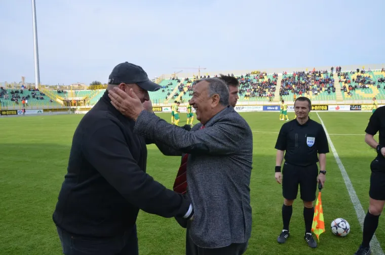 11.04.2015., stadion Aldo Drosina, Pula - MAXtv 1. HNL, 28. kolo, NK Istra 1961 - HNK Hajduk Pamic Igor i Poklepovic Stanko.
Photo: Dusko Marusic/PIXSELL