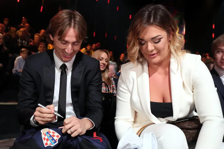 Luka Modrić i Sandra Perković