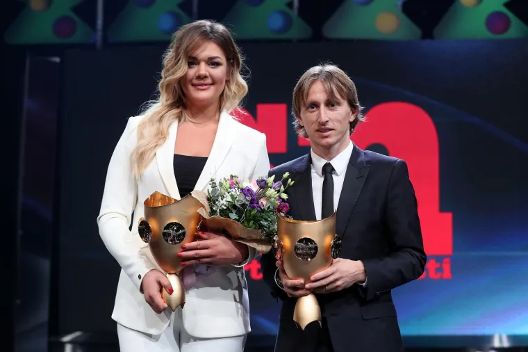 Luka Modrić i Sandra Perković