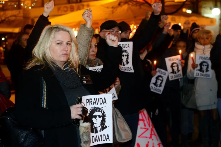 Mirno okupljanje na Cvjetnom trgu u znak podr&scaron;ke inicijativi Srce za Davida