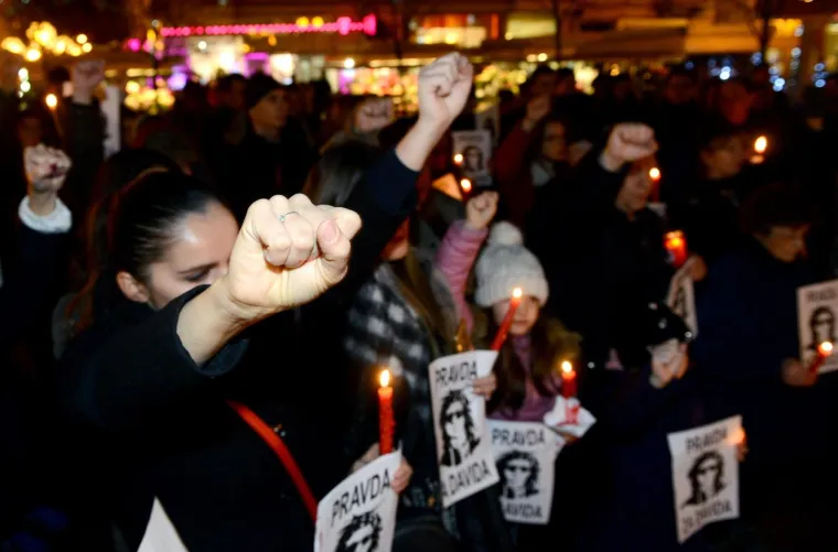 Mirno okupljanje na Cvjetnom trgu u znak podr&scaron;ke inicijativi Srce za Davida