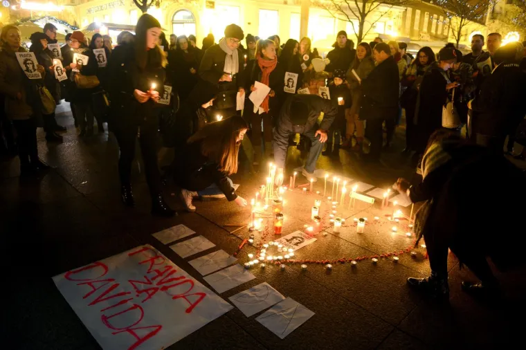 Mirno okupljanje na Cvjetnom trgu u znak podr&scaron;ke inicijativi Srce za Davida