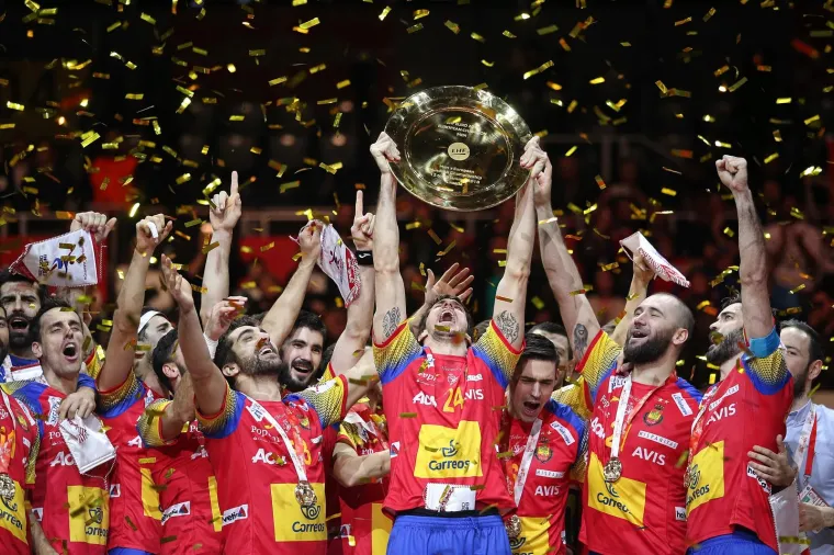 Siječanj 2018.:  &Scaron;panjolski rukometa&scaron;i u Hrvatskoj osvojili prvi naslov europskog prvaka u povijesti