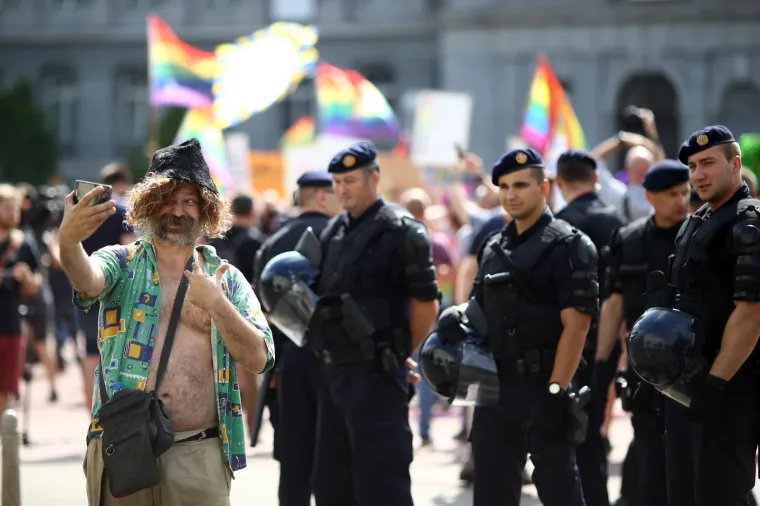Lipanj 2018.: Povorka ponosa pod budnim okom policije
