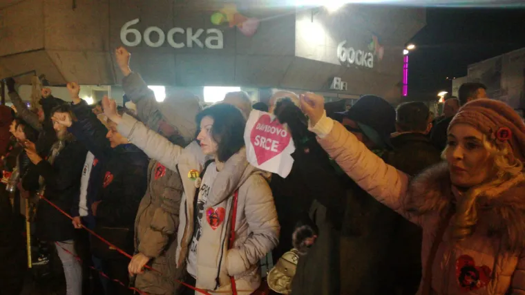 Veliki prosvjed 'Pravda za Davida' u Banja Luci