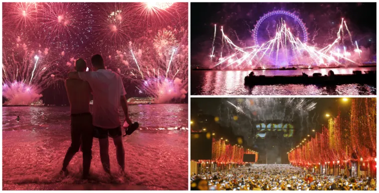 Spektakularni vatrometi obilježili su dočeke Nove godine u svjetskim metropolama