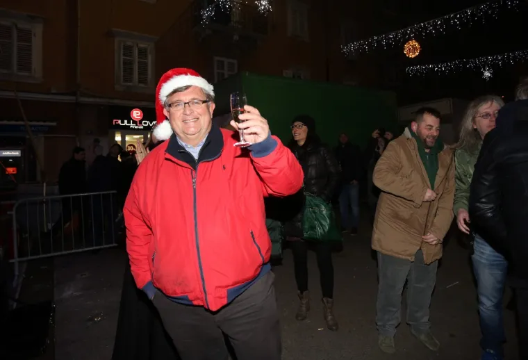 01.01.2019. Rijeka - Docek Nove godine na Korzu uz grupu Fit i zdravicu gradonacelnika Vojka Obersnela, te vatromet u ponoc.
Photo: Goran Kovacic/PIXSELL