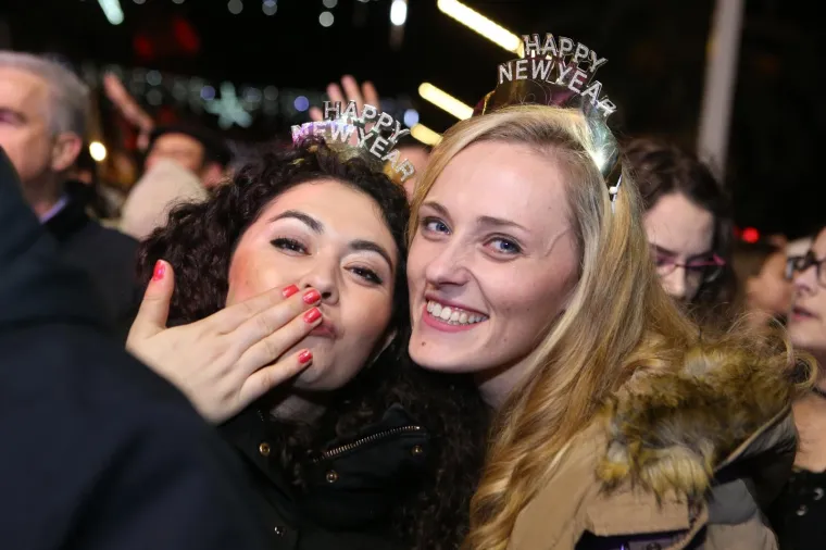 01.01.2019.,Split-Docek Nove godine na rivi uz Magazin i Jasmina Stavrosa. Photo:Ivo Cagalj/PIXSELL