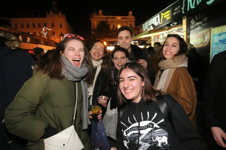 01.01.2019, Zagreb - Proslava Nove godine na Strossmeyerovom trgu. 
photo: Tomislav Miletic/PIXSELL